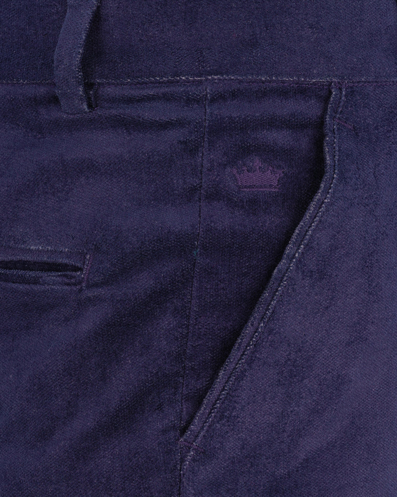 Tolopea Navy Blue Cotton Pant