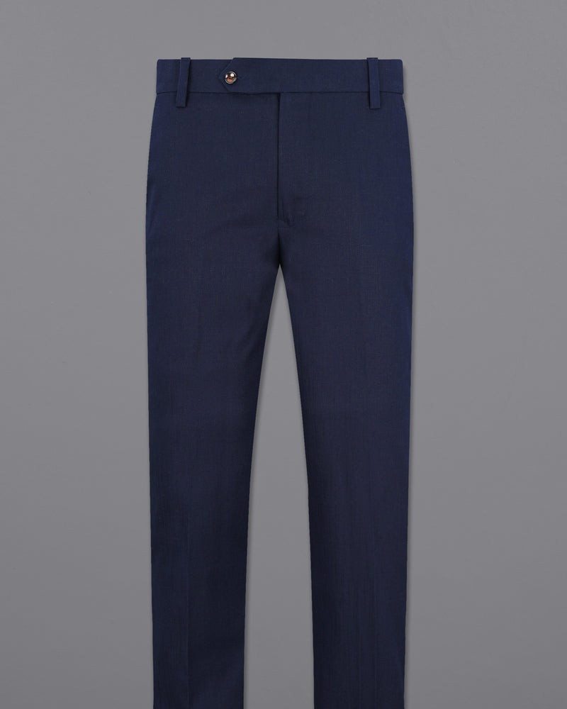 Bleached Cedar Blue Cotton  Pant