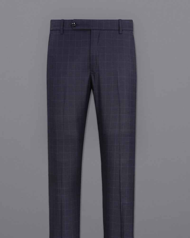 Gravel Gray Plaid Pant