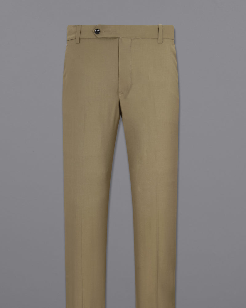 Shadow Brown Textured Pant