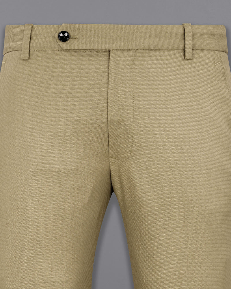 Sandrift Beige Textured Pant