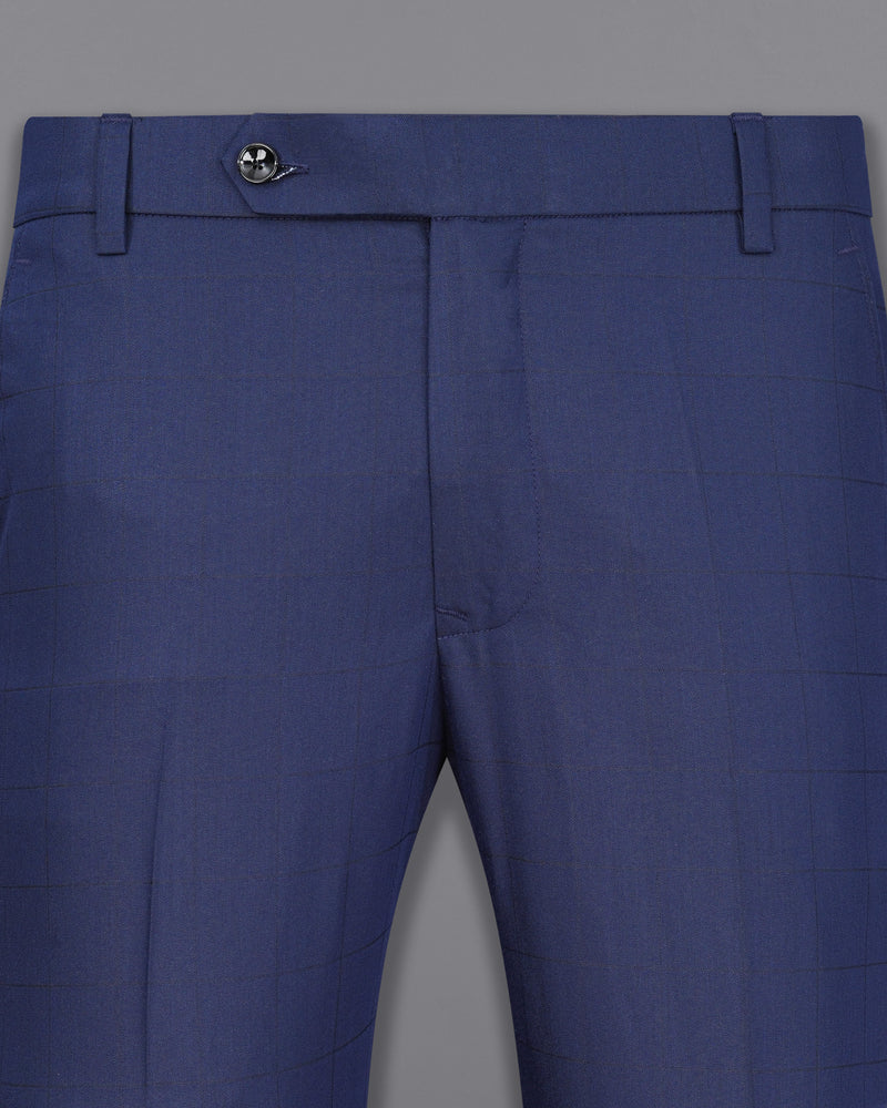 Rhino Blue Checkered Pant