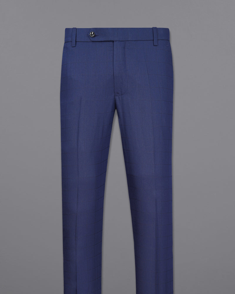 Rhino Blue Checkered Pant