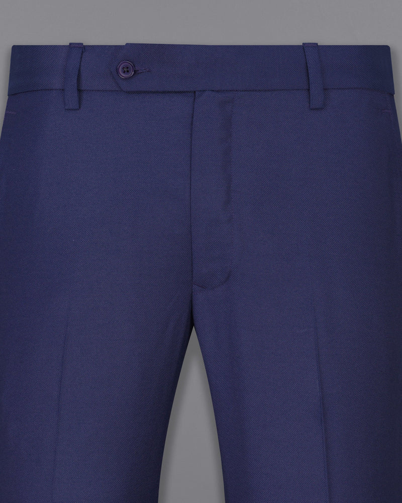 Martinique Blue Textured Pant T1990-28, T1990-30, T1990-32, T1990-34, T1990-36, T1990-38, T1990-40, T1990-42, T1990-44