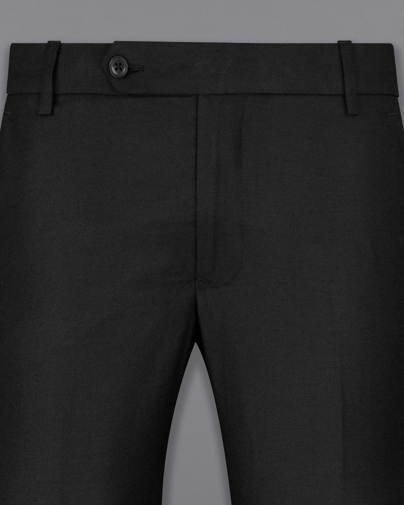 Jade Black Textured Pant T2011-28, T2011-30, T2011-32, T2011-34, T2011-36, T2011-38, T2011-40, T2011-42, T2011-44