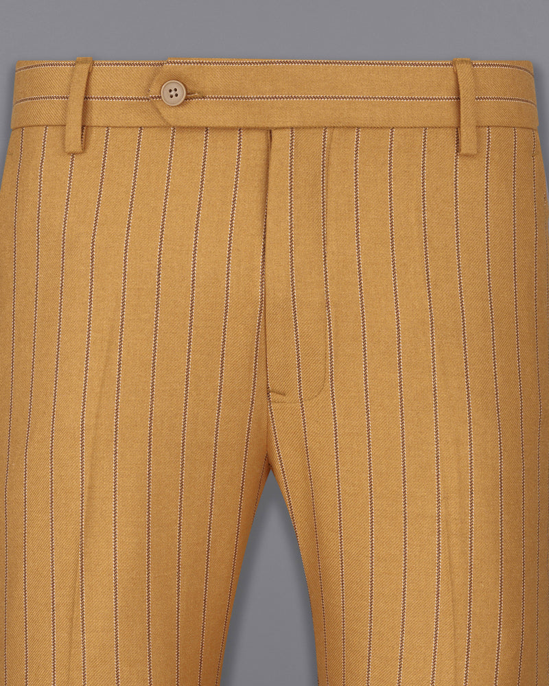 Yellow best sale striped pants