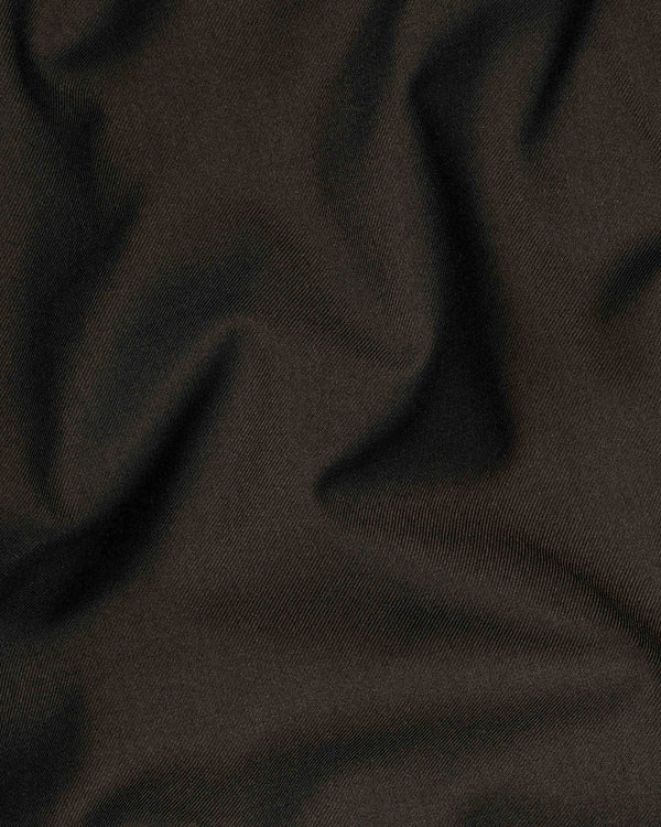 Coffee Bean Brown Pure Wool Pant T2036-28, T2036-30, T2036-32, T2036-34, T2036-36, T2036-38, T2036-40, T2036-42, T2036-44