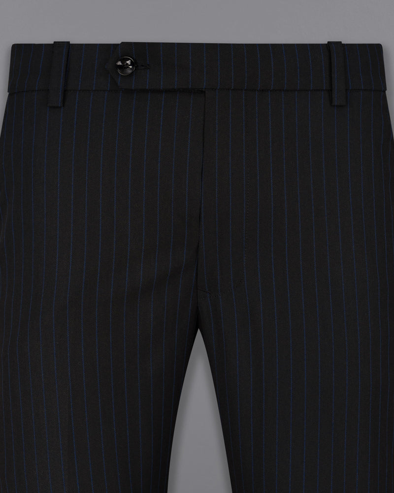 Jade Black with Cloud Burst Blue Striped Pant T2059-28, T2059-30, T2059-32, T2059-34, T2059-36, T2059-38, T2059-40, T2059-42, T2059-44	