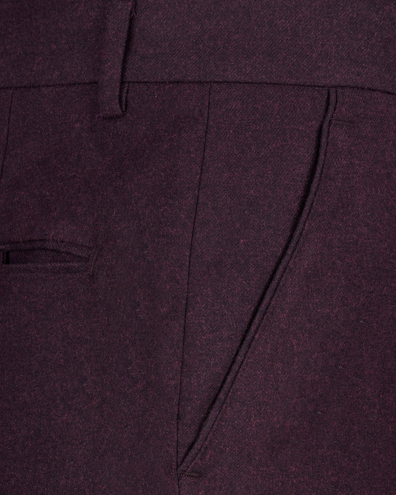 Toledo Wine Pure Wool Pant T2067-28, T2067-30, T2067-32, T2067-34, T2067-36, T2067-38, T2067-40, T2067-42, T2067-44