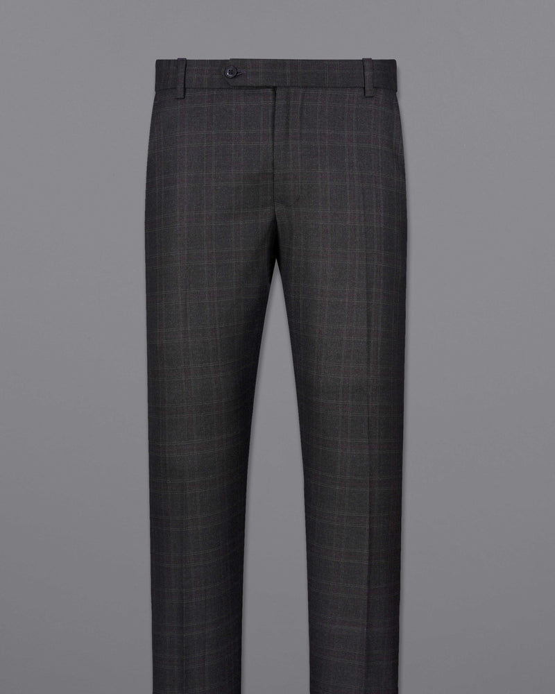 Nero Grey Subtle Plaid Pant Nero Grey Subtle Plaid Pant T2078-28, T2078-30, T2078-32, T2078-34, T2078-36, T2078-38, T2078-40, T2078-42, T2078-44