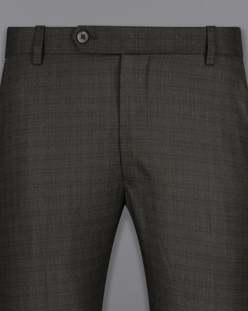 Emperor Gray with Hemlock Dark Brown Checkered Pant T2095-28, T2095-30, T2095-32, T2095-34, T2095-36, T2095-38, T2095-40, T2095-42, T2095-44