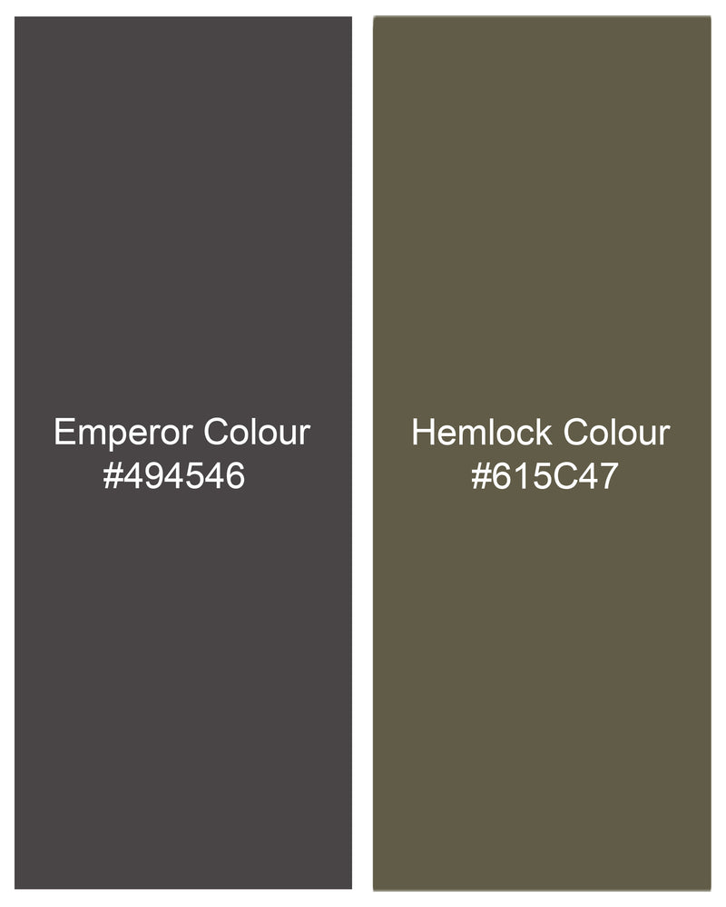 Emperor Gray with Hemlock Dark Brown Checkered Pant T2095-28, T2095-30, T2095-32, T2095-34, T2095-36, T2095-38, T2095-40, T2095-42, T2095-44