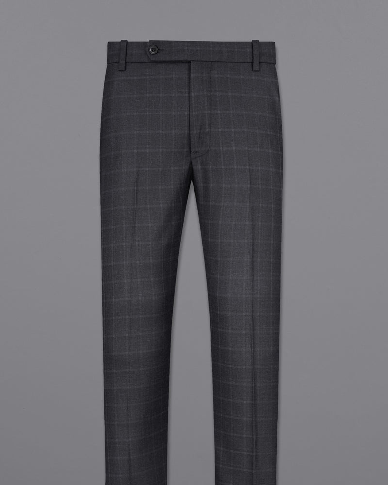 Bastille Light Black Windowpane Pant T2097-28, T2097-30, T2097-32, T2097-34, T2097-36, T2097-38, T2097-40, T2097-42, T2097-44