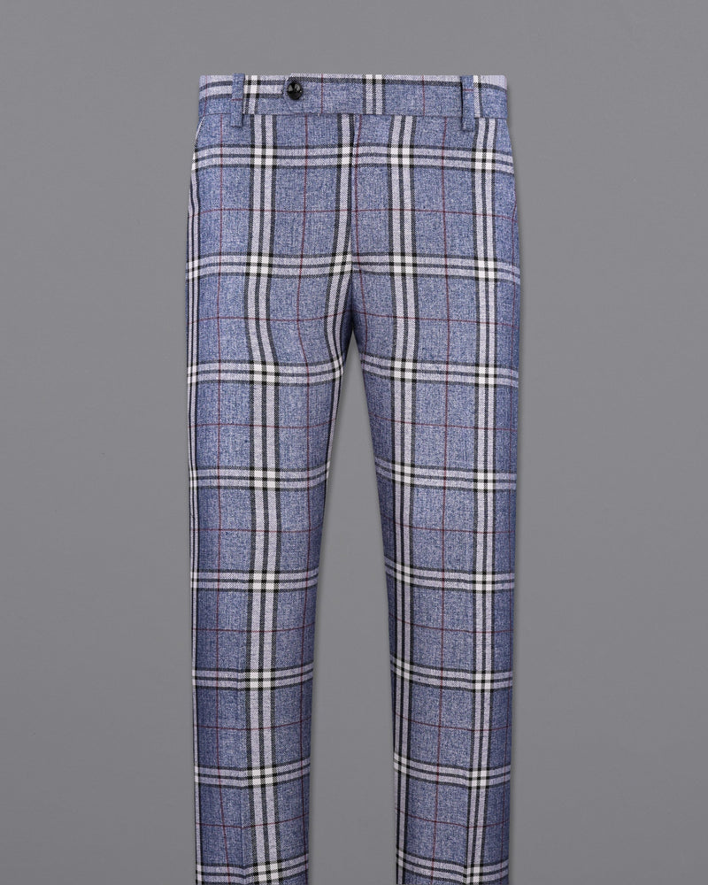 Fiord Blue Plaid Pant  T2154-28, T2154-30, T2154-32, T2154-34, T2154-36, T2154-38, T2154-40, T2154-42, T2154-44