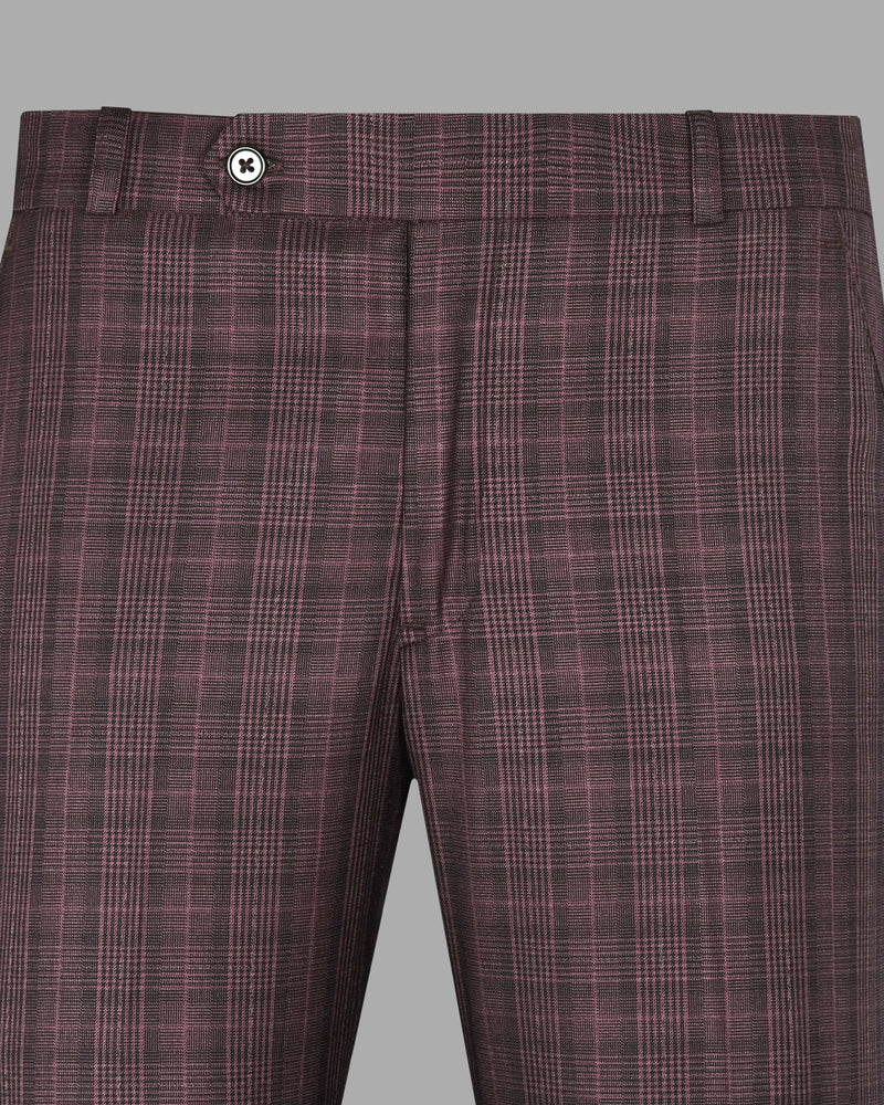 Rosewood Plaid Formal Pant T392-32, T392-34, T392-28, T392-36, T392-42, T392-38, T392-44, T392-30, T392-40