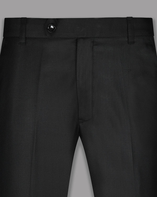 Jade Black Diamond Textured Pant T316-36, T316-40, T316-32, T316-30, T316-42, T316-34, T316-28, T316-44, T316-38