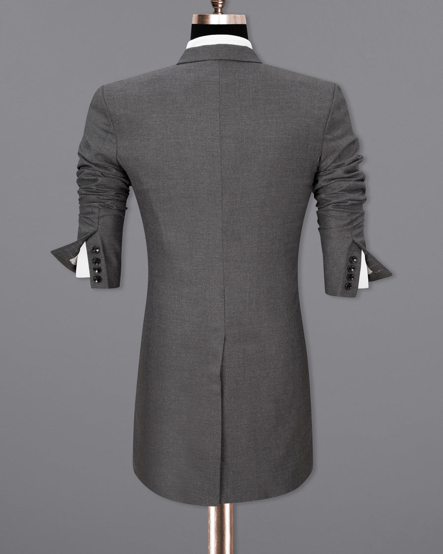 Abbey Gray Single Breasted Trench Coat TCB1843-SB-36, TCB1843-SB-38, TCB1843-SB-40, TCB1843-SB-42, TCB1843-SB-44, TCB1843-SB-46, TCB1843-SB-48, TCB1843-SB-50, TCB1843-SB-52, TCB1843-SB-54, TCB1843-SB-56, TCB1843-SB-58, TCB1843-SB-60