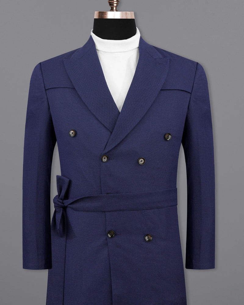 Rhino Navy Blue Double Breasted with Belt Closure Designer Trench Coat TCB2114-DB-D35-36, TCB2114-DB-D35-38, TCB2114-DB-D35-40, TCB2114-DB-D35-42, TCB2114-DB-D35-44, TCB2114-DB-D35-46, TCB2114-DB-D35-48, TCB2114-DB-D35-50, TCB2114-DB-D35-52, TCB2114-DB-D35-54, TCB2114-DB-D35-56, TCB2114-DB-D35-58, TCB2114-DB-D35-60