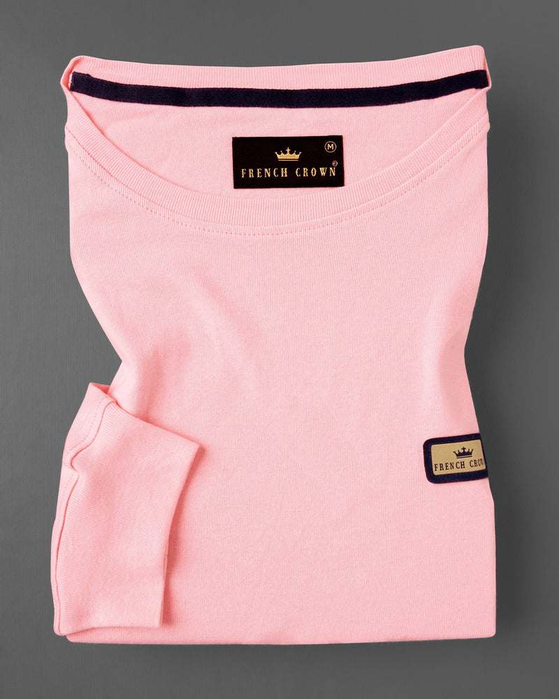 Sundown Pink Full Sleeve Premium Cotton Jersey Sweatshirt TS440-S, TS440-M, TS440-L, TS440-XL, TS440-XXL