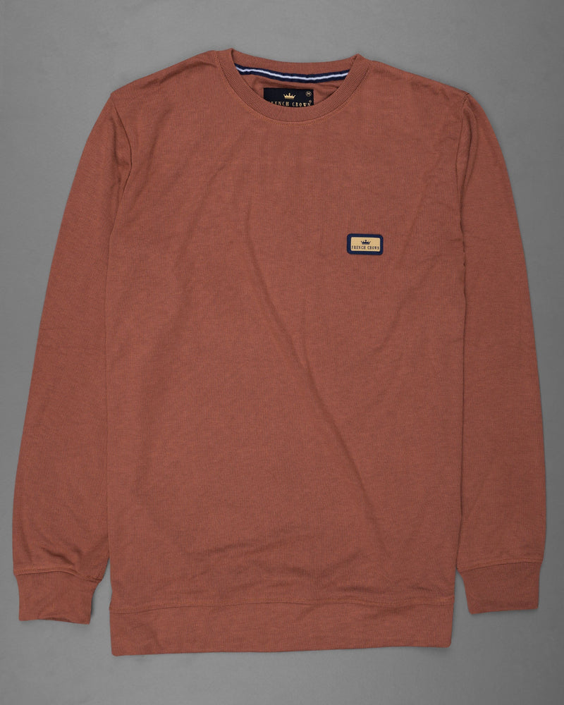 Matrix Brown Full Sleeve Super Soft Premium Cotton Sweatshirt TS449-S, TS449-M, TS449-L, TS449-XL, TS449-XXL