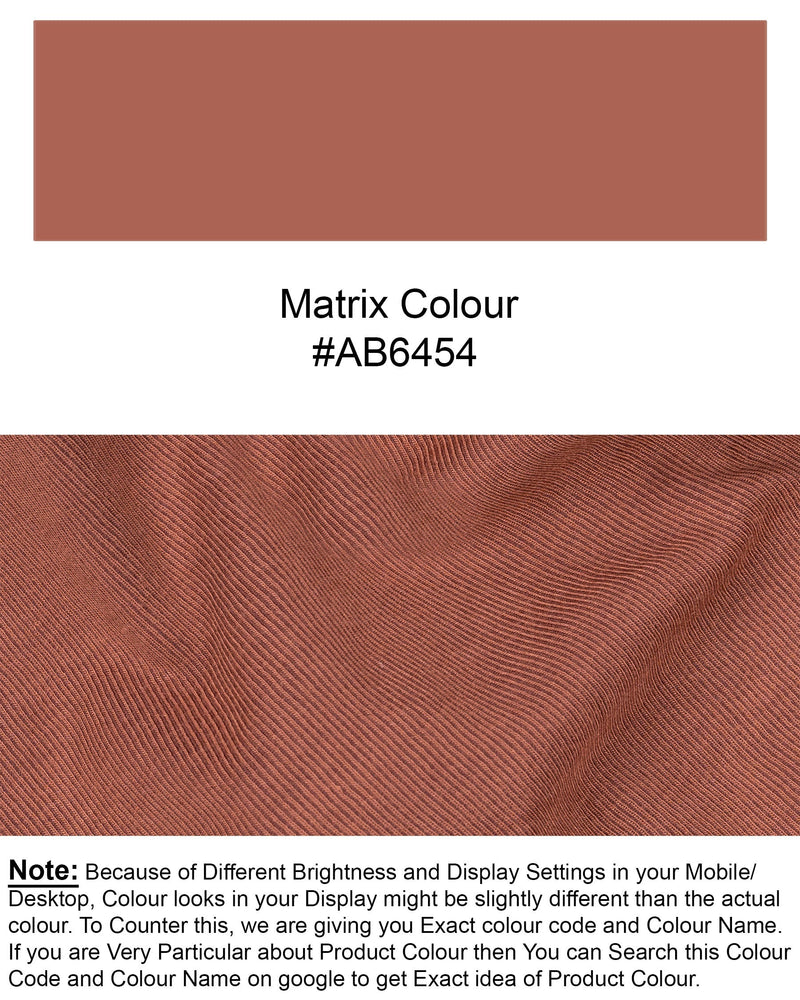 Matrix Brown Full Sleeve Super Soft Premium Cotton Sweatshirt TS449-S, TS449-M, TS449-L, TS449-XL, TS449-XXL