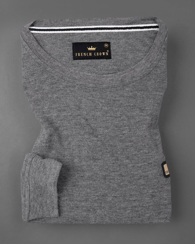 Trout Grey Full Sleeve Super Soft Premium Cotton Sweatshirt TS453-S, TS453-M, TS453-L, TS453-XL, TS453-XXL 