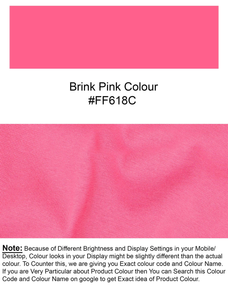 Brick Pink Full Sleeve Premium Cotton Jersey Sweatshirt TS474-S, TS474-M, TS474-L, TS474-XL, TS474-XXL