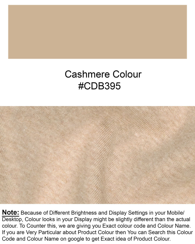 Cashmere Brown Full Sleeve Premium Cotton Jersey Sweatshirt TS476-S, TS476-M, TS476-L, TS476-XL, TS476-XXL