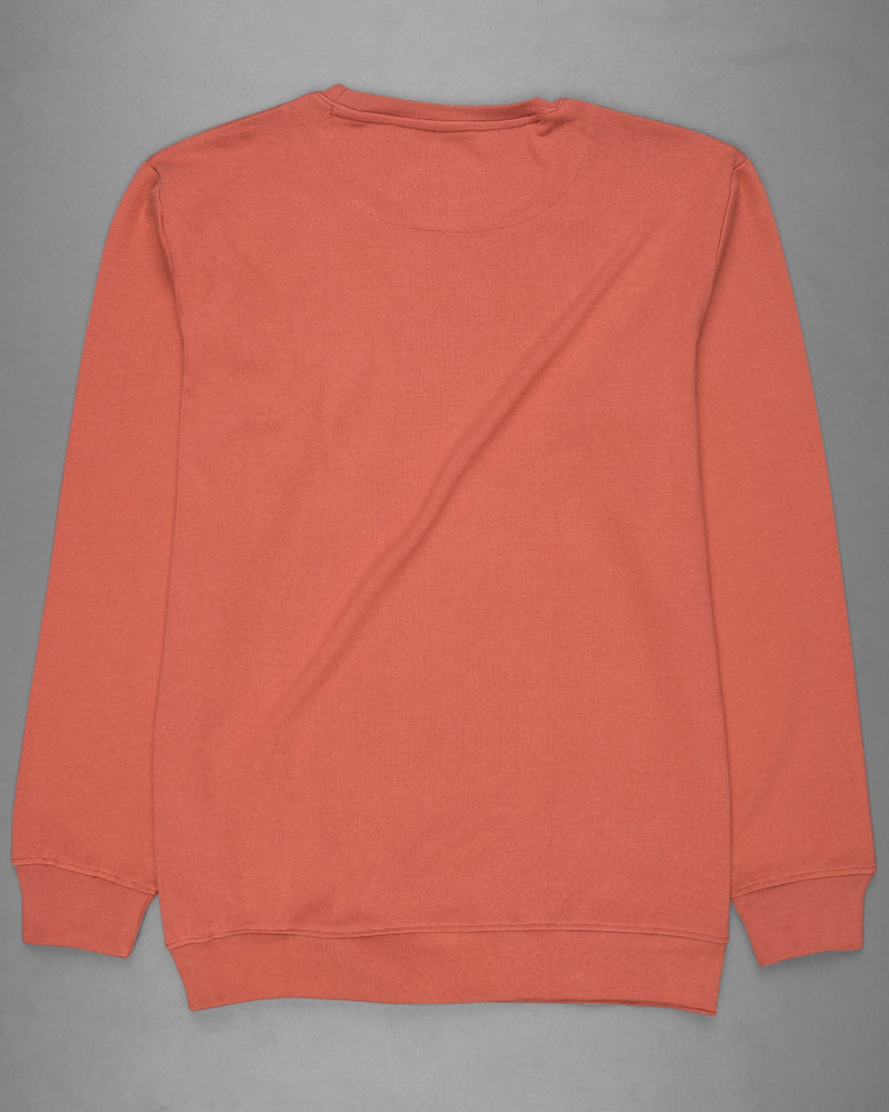 Terra Cotta Full Sleeve Premium Cotton Jersey Sweatshirt TS479-S, TS479-M, TS479-L, TS479-XL, TS479-XXL