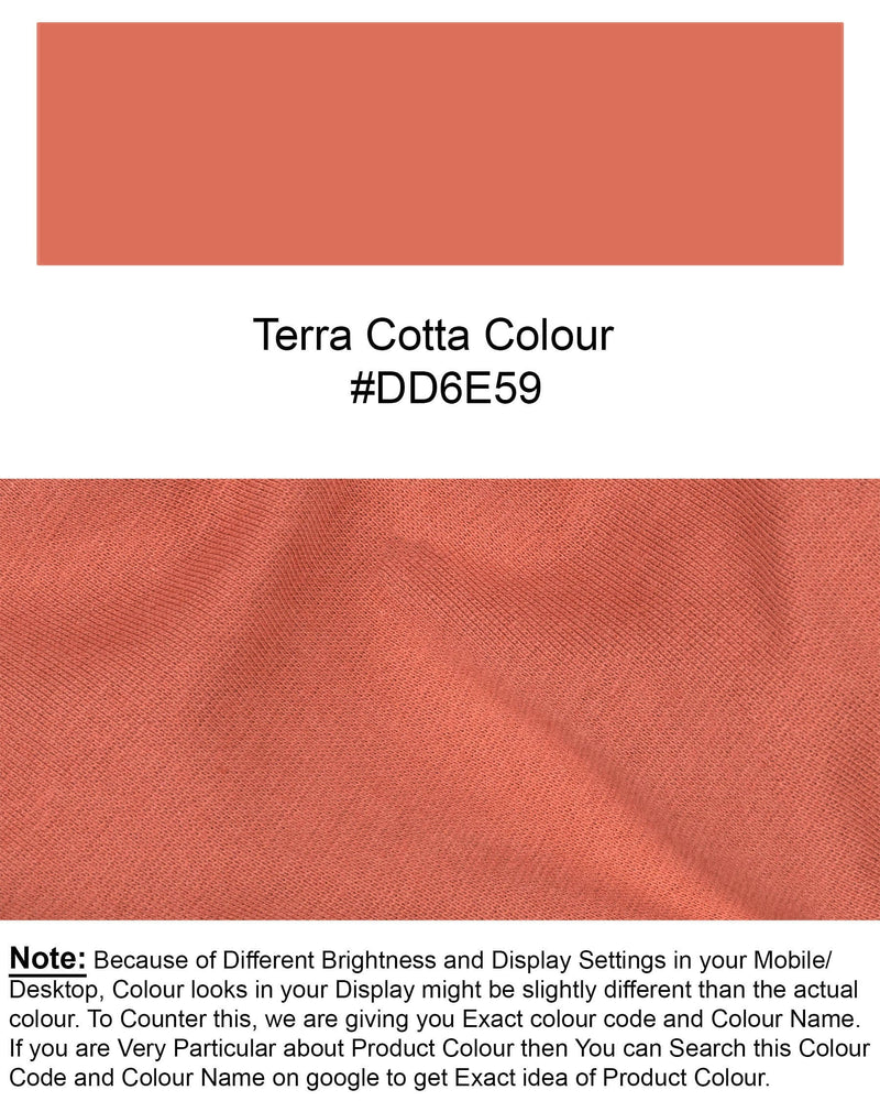 Terra Cotta Full Sleeve Premium Cotton Jersey Sweatshirt TS479-S, TS479-M, TS479-L, TS479-XL, TS479-XXL