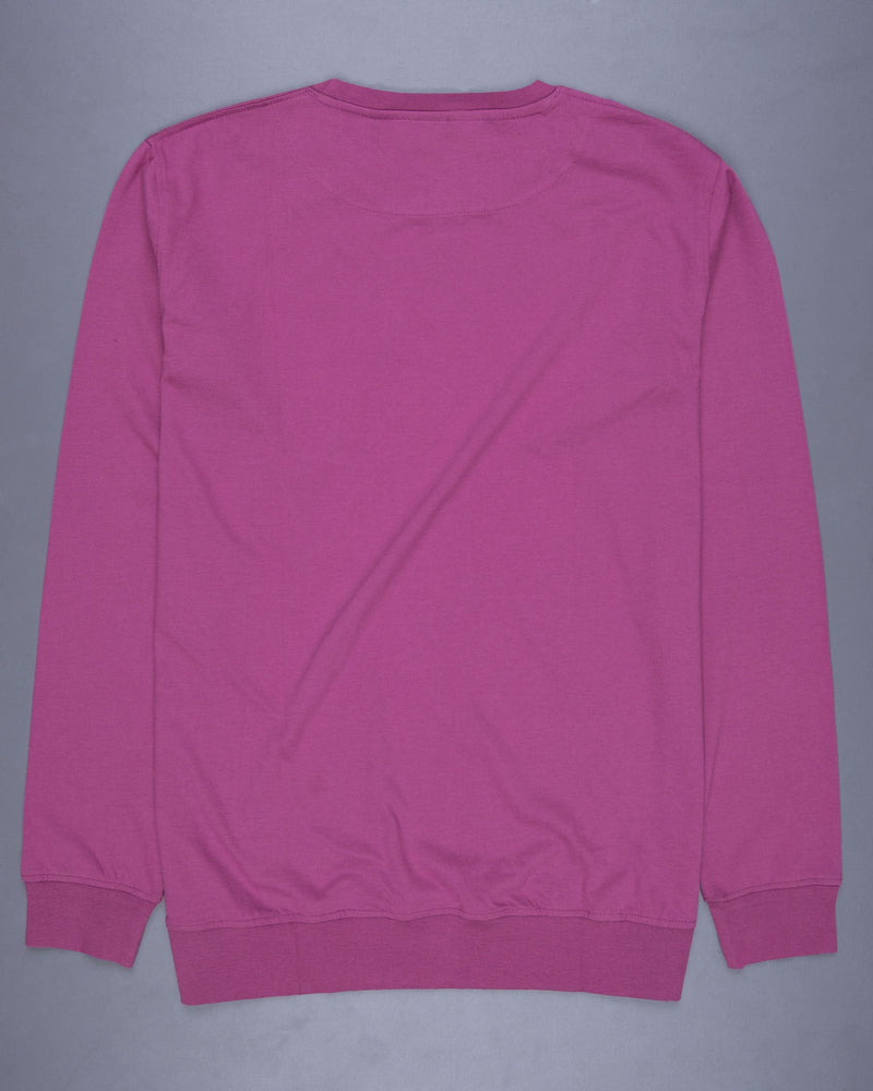 Tapestry Pink  Full Sleeve Super Soft Premium Cotton Sweatshirt TS487-S, TS487-M, TS487-L, TS487-XL, TS487-XXL