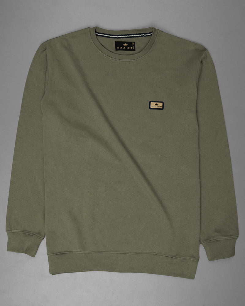 Finch Green Full Sleeve Premium Cotton Jersey Sweatshirt TS490-S, TS490-M, TS490-L, TS490-XL, TS490-XXL