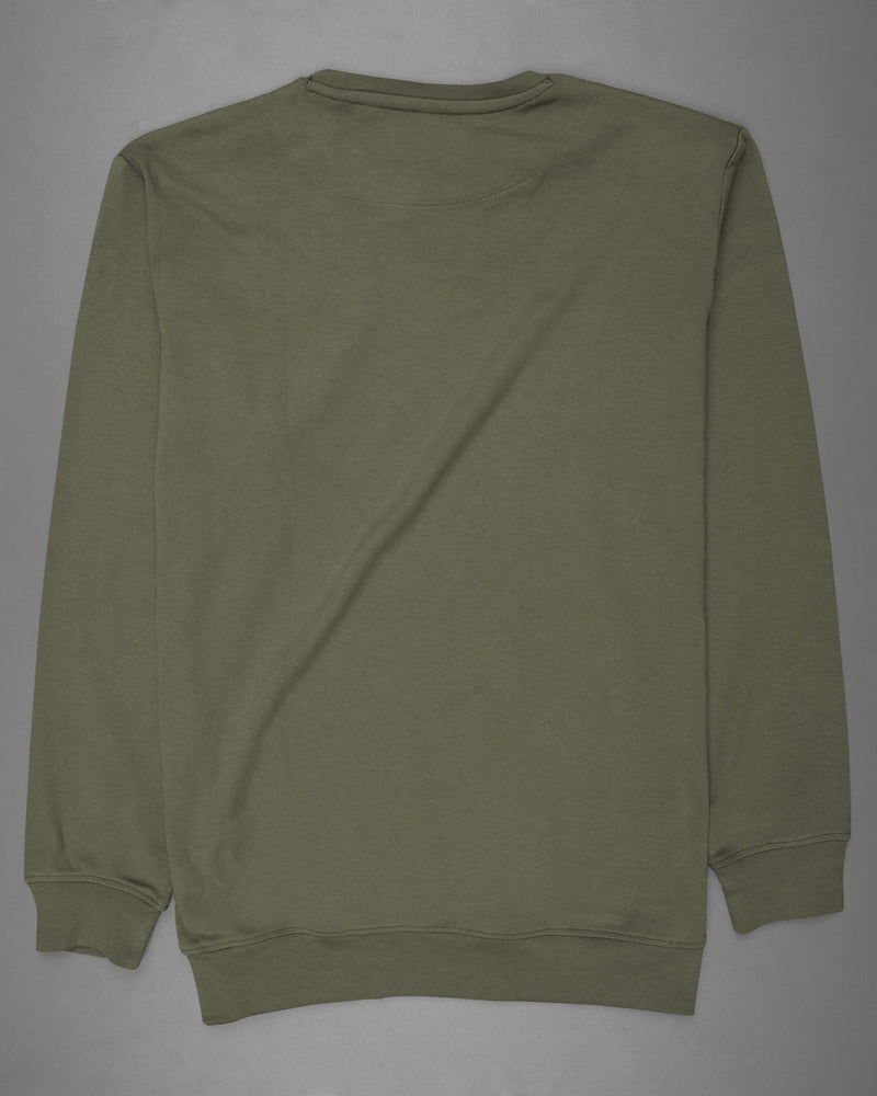 Finch Green Full Sleeve Premium Cotton Jersey Sweatshirt TS490-S, TS490-M, TS490-L, TS490-XL, TS490-XXL