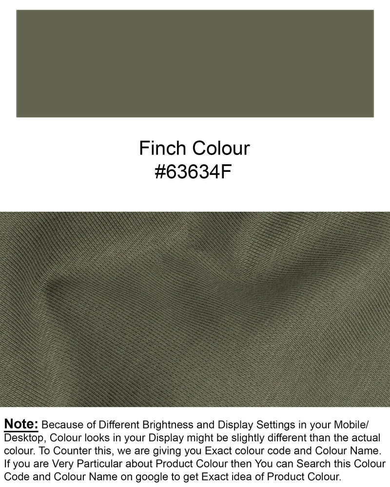 Finch Green Full Sleeve Premium Cotton Jersey Sweatshirt TS490-S, TS490-M, TS490-L, TS490-XL, TS490-XXL