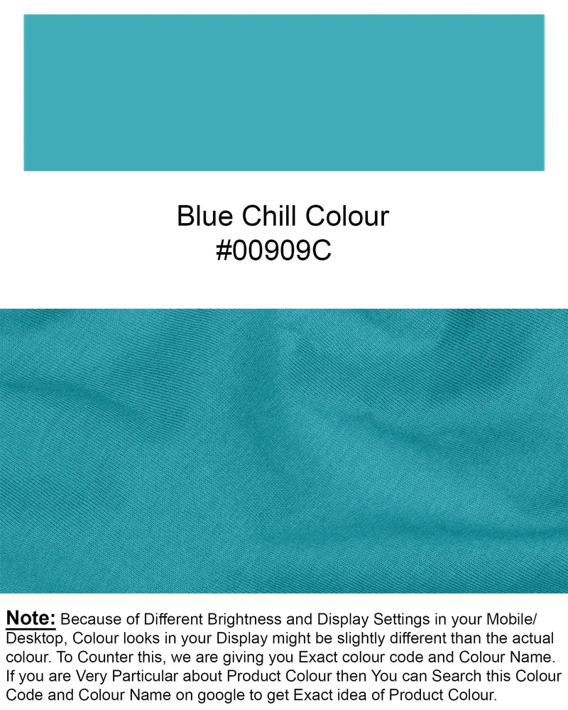 Blue Chill Full Sleeve Premium Cotton Jersey Sweatshirt TS497-S, TS497-M, TS497-L, TS497-XL, TS497-XXL