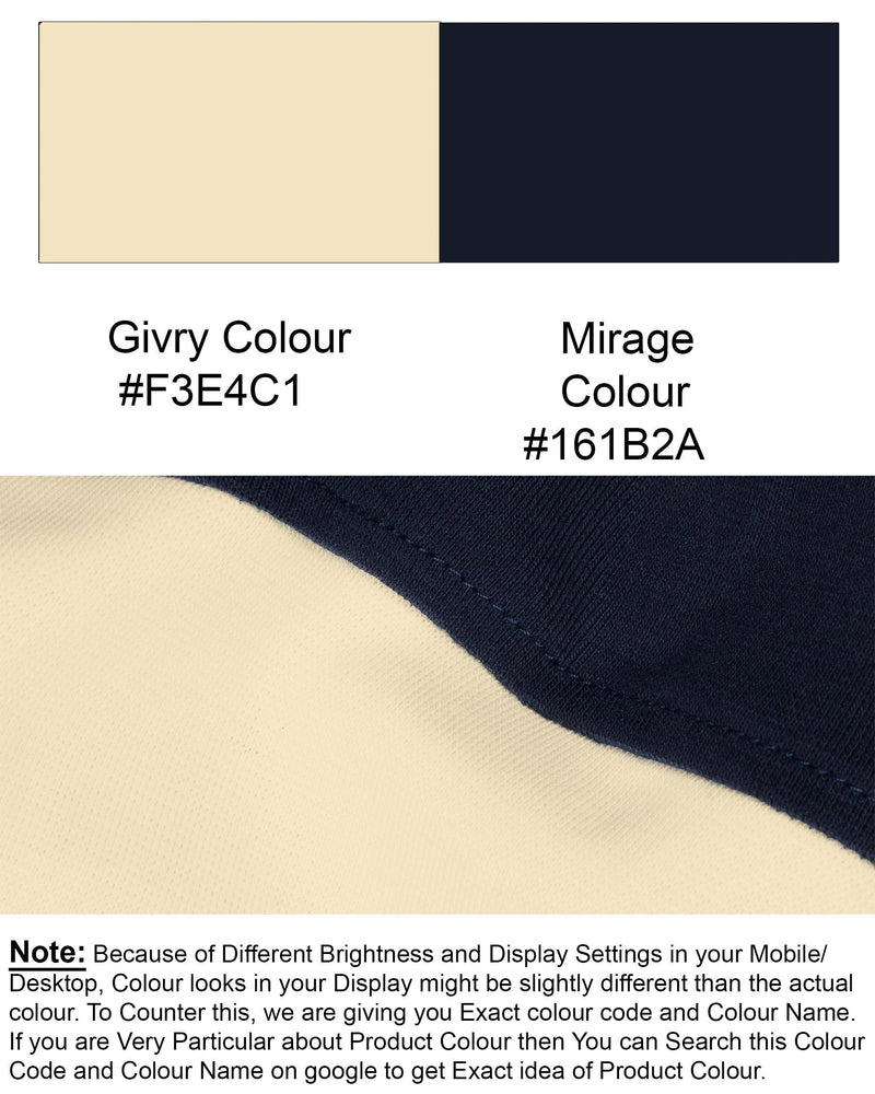 Givry with Mirage Blue Full Sleeve Premium Cotton Jersey Sweatshirt TS502-S, TS502-M, TS502-L, TS502-XL, TS502-XXL