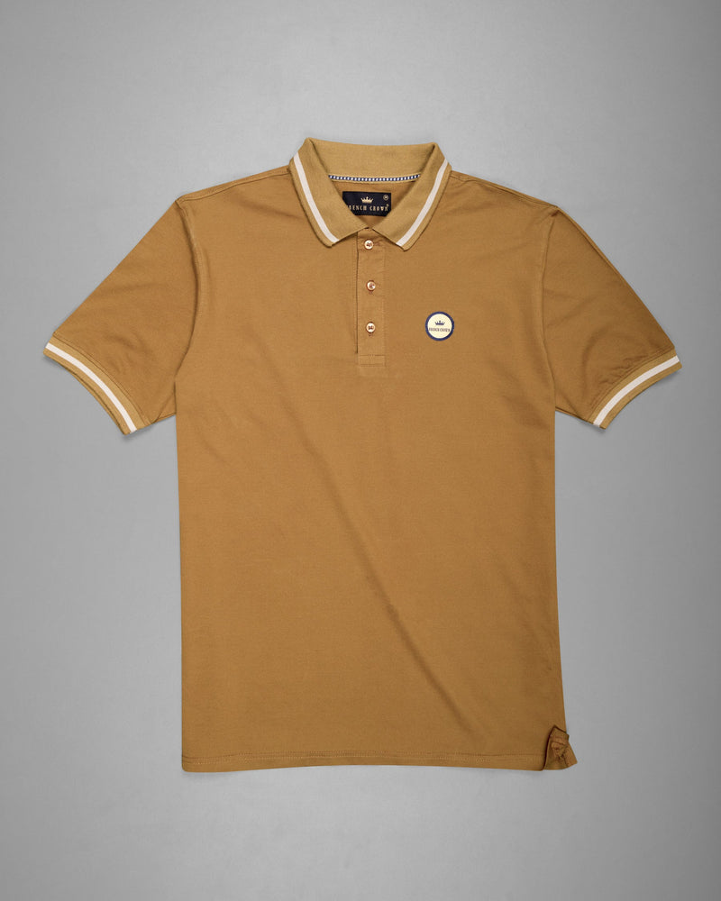 McKenzie Brown Super Soft Organic Pique Polo TS505-S, TS505-M, TS505-L, TS505-XL, TS505-XXL