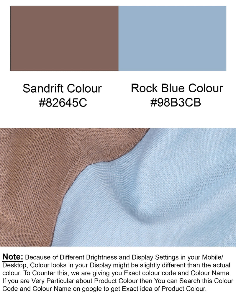 Sandrift Brown Full Sleeve Premium Cotton Jersey Sweatshirt TS515-S, TS515-M, TS515-L, TS515-XL, TS515-XXL