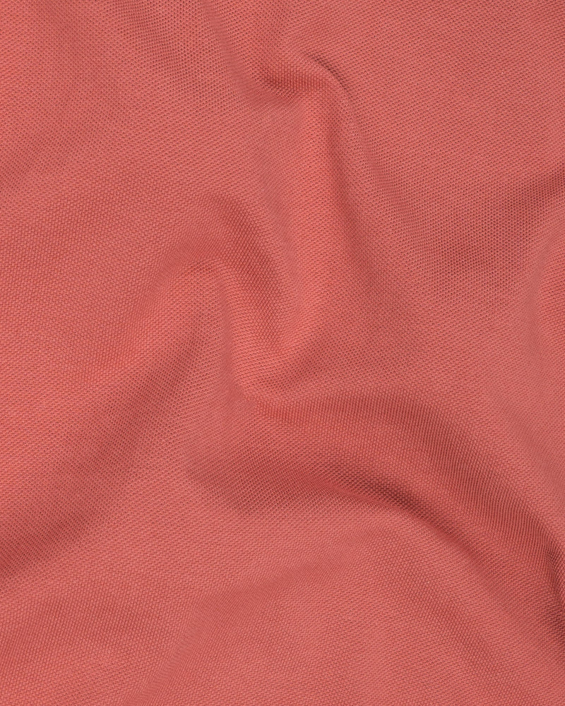 Sunglo Pink Mercerized Pique Polo TS529-S, TS529-M, TS529-L, TS529-XL, TS529-XXL