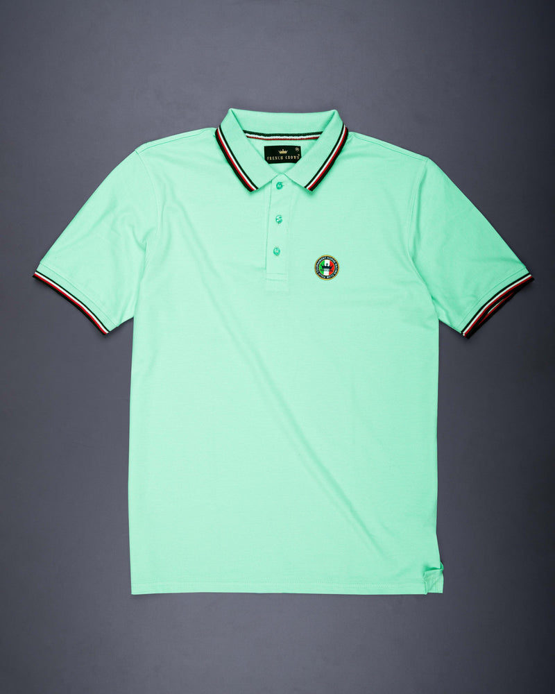 Mint Green Super Soft Organic Pique Polo T-Shirt TS540-S, TS540-M, TS540-L, TS540-XL, TS540-XXL