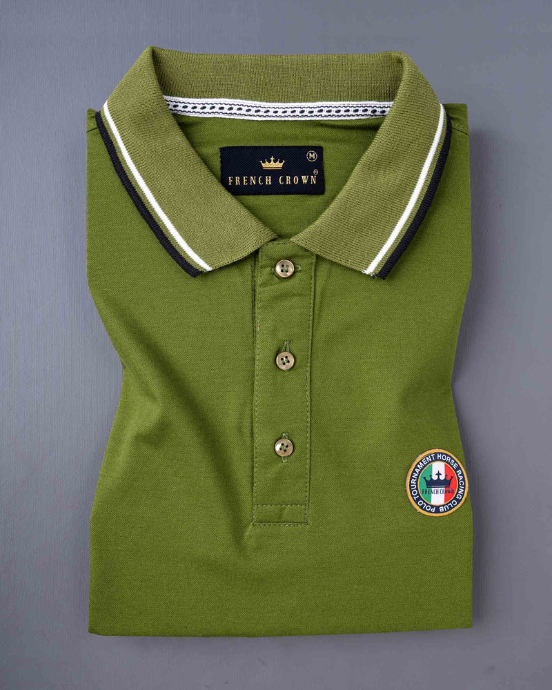 Swamp Green Super Soft Pique Polo T-Shirt TS546-S, TS546-M, TS546-L, TS546-XL, TS546-XXL