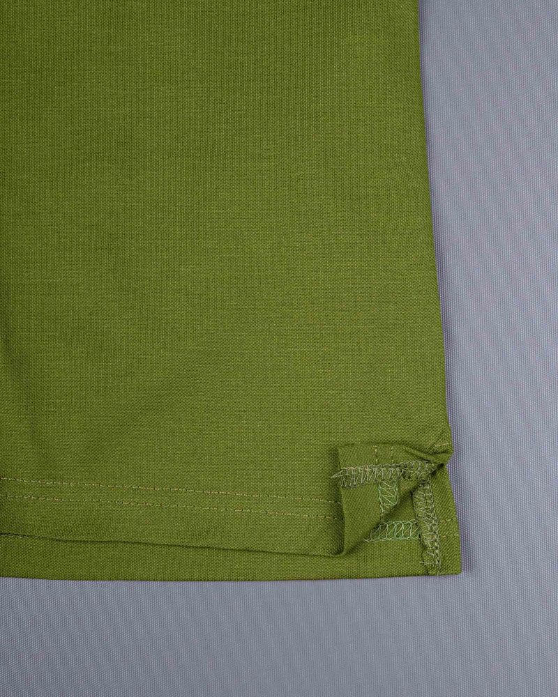 Swamp Green Super Soft Pique Polo T-Shirt TS546-S, TS546-M, TS546-L, TS546-XL, TS546-XXL