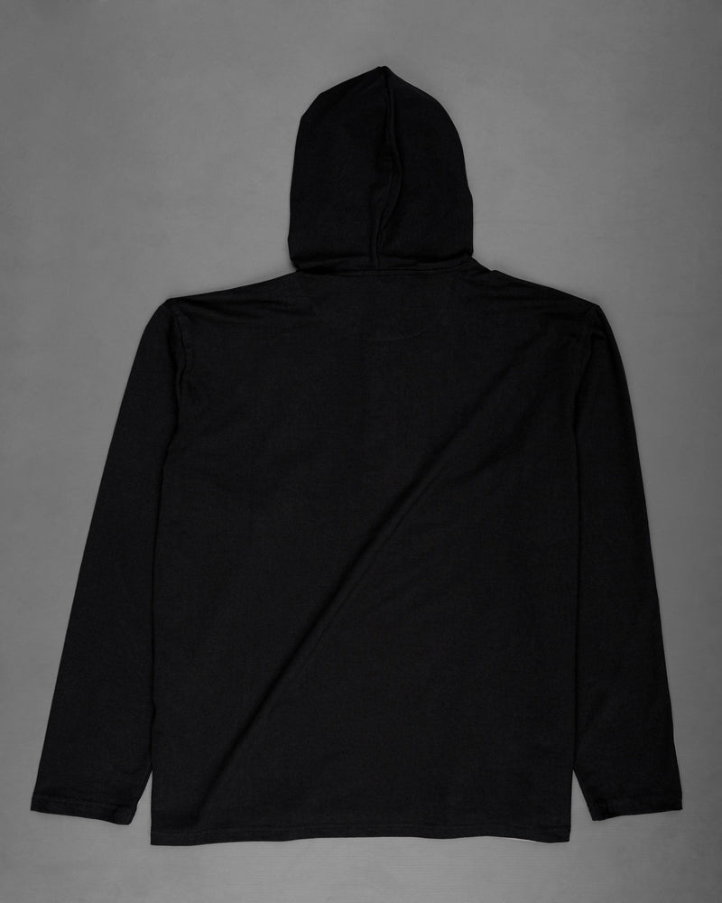 Jade Black Lightweight Hoodie