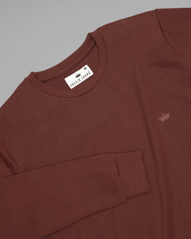 Syrup Brown Super Soft Premium Cotton Full Sleeve Sweatshirt TS058-M, TS058-S, TS058-L, TS058-XL, TS058-XXL