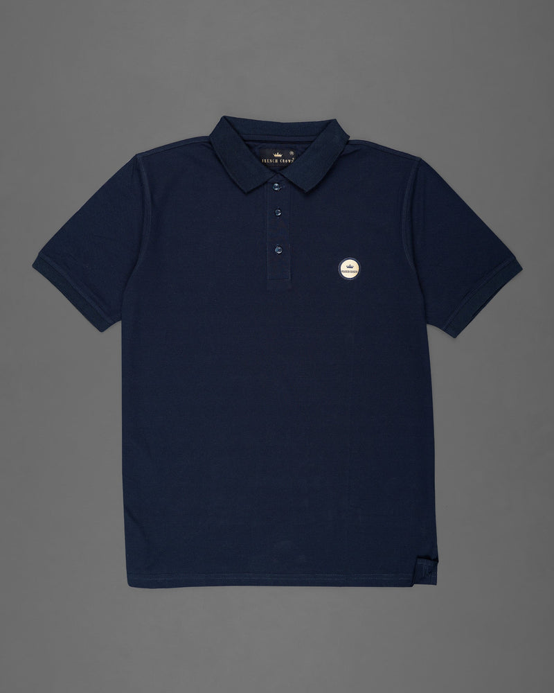 Cinder Blue Organic Cotton Pique Polo TS590-S, TS590-M, TS590-L, TS590-XL, TS590-XXL, TS590-3XL, TS590-4XL