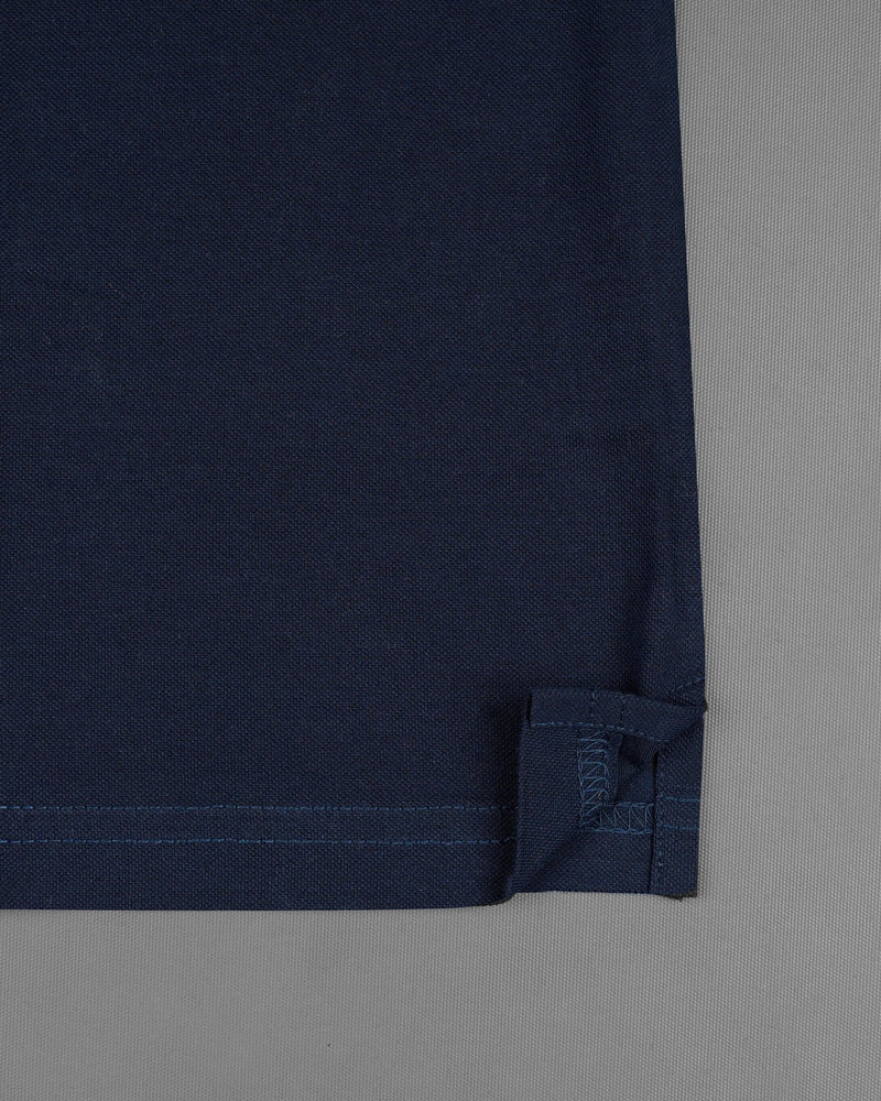 Cinder Blue Organic Cotton Pique Polo TS590-S, TS590-M, TS590-L, TS590-XL, TS590-XXL, TS590-3XL, TS590-4XL