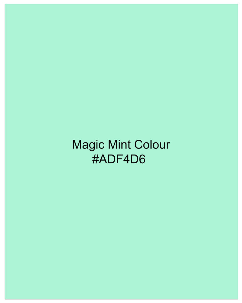 Magin Mint Green Super Soft Organic Pique Polo TS615-S, TS615-M, TS615-L, TS615-XL, TS615-XXL, TS615-3XL, TS615-4XL