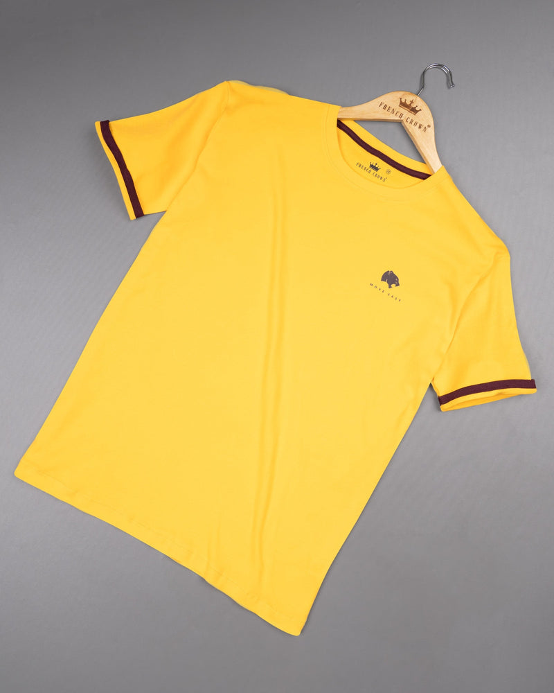 Golden Tainoi Yellow Super soft heavyweight premium cotton winter T-shirt TS410-S, TS410-M, TS410-L, TS410-XL, TS410-XXL, TS410-3XL, TS410-4XL