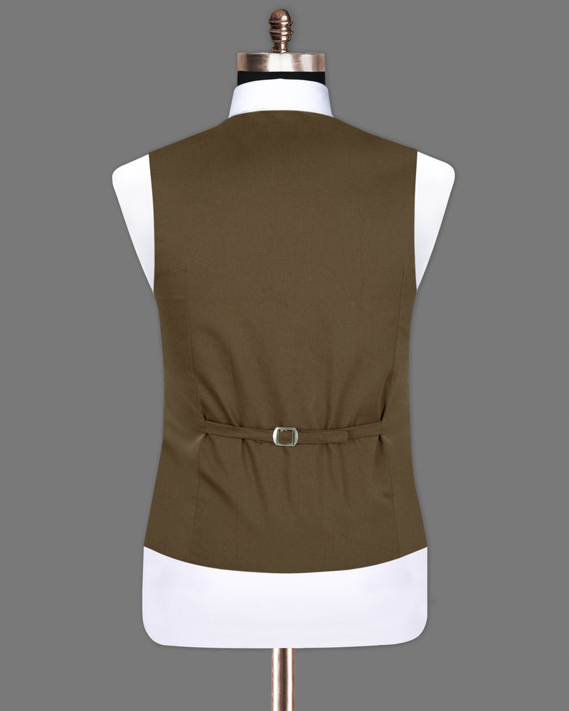 Hemlock Brown Premium Cotton Waistcoat