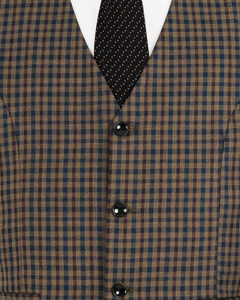 Givry and Blumine Gingham Woolrich Waistcoat